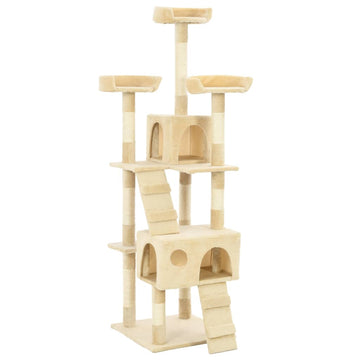 Cat Tree with Sisal Scratching Posts 170 cm   Cat Tree