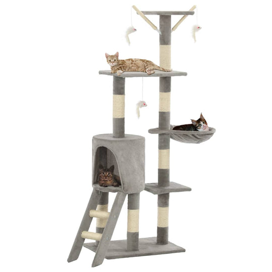 Cat Scratching Post with Sisal Posts 138 cm   Cat Scratching Post