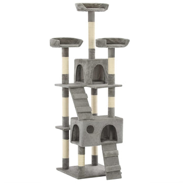 Cat Tree with Sisal Scratching Posts 170 cm   Cat Tree