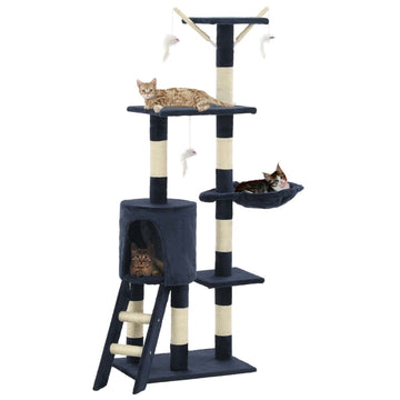 Cat Scratching Post with Sisal Posts 138 cm   Cat Scratching Post