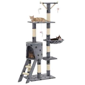 Cat Scratching Post with Sisal Posts 138 cm   Cat Scratching Post